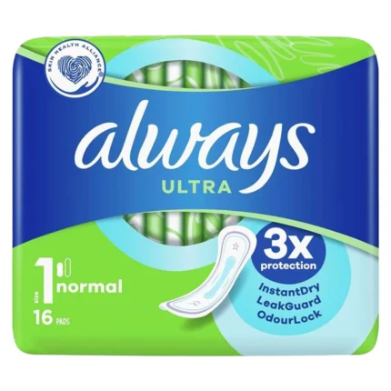 Always Normal Ultra Sanitary Towels Wings 14 Pack