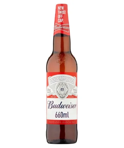 Budweiser Lager Beer Cans  4 x 568ml
