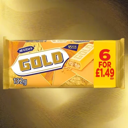 McVitie's Gold Bars 6 Pack 106g