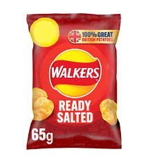 Walkers Ready Salted Crisps 65g
