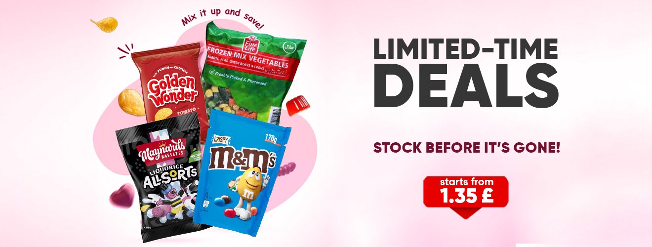 Chocolate, Sweets, Mints & Gum Banner 1